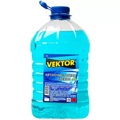 Жидкость стеклоомывающая VEKTOR -20С 4л ПЭТ