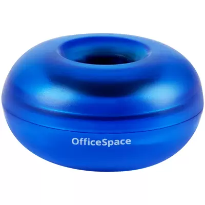 Диспенсер для скрепок OFFICE SPACE магнитный,  без скрепок, синий