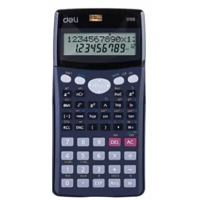 Калькулятор научный DELI E1705 10+2 разрядный. черный