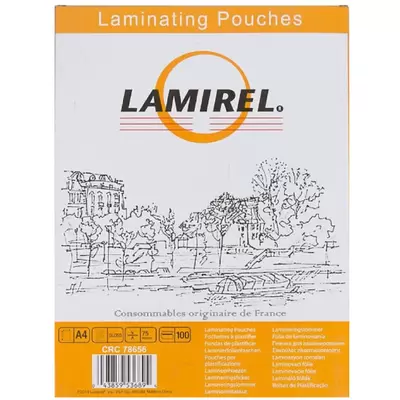 Пленка для ламинирования LAMIREL А4 75мкм