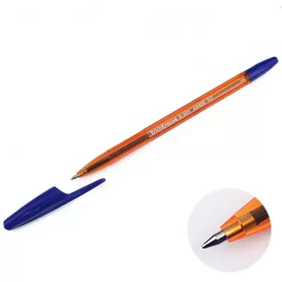 Ручка шариковая ERICH KRAUSE R-301 Amber, синий