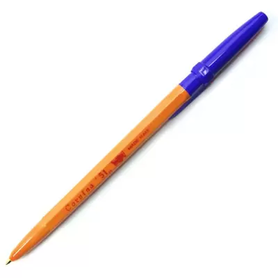 Ручка шариковая CORVINA 51 Vintage 1,0мм корпус желтый, синий
