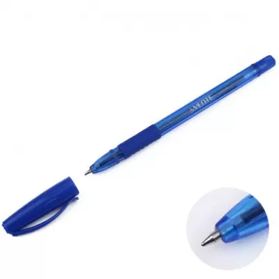 Ручка шариковая deVENTE Alira 0,7мм грип, синий
