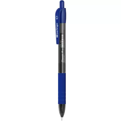 Ручка шариковая автоматическая BERLINGO Classic Pro 0,7мм грип, синий