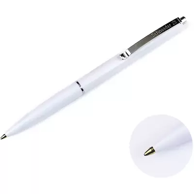 Ручка шариковая автоматическая SCHNEIDER K15 корпус белый, синий