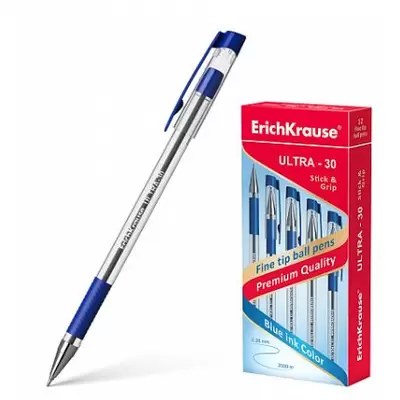 Ручка шариковая ERICH KRAUSE Ultra L-30, синий