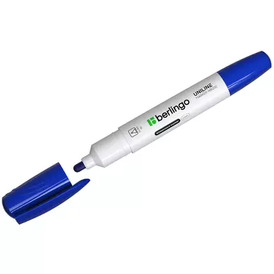 Маркер для досок BERLINGO Uniline WB200 2мм, синий