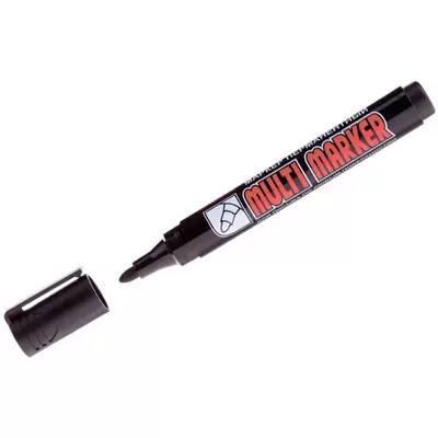 Маркер перманентный CROWN Multi Marker 3мм, черный