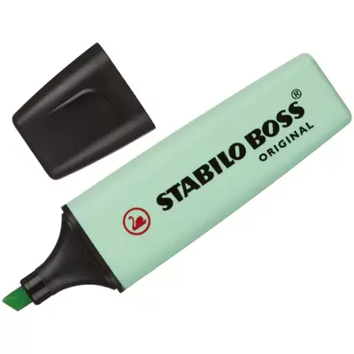 Текстовыделитель STABILO Boss Original Pastel 2-5мм, мятный
