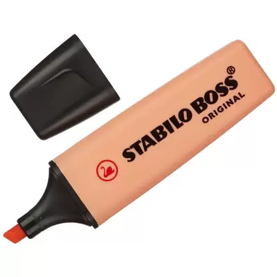 Текстовыделитель STABILO Boss Original Pastel 2-5мм, персиковый