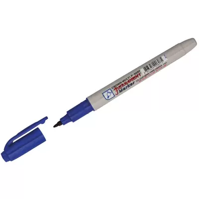 Маркер перманентный CROWN Multi Marker Super Slim, синий, 1мм
