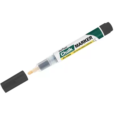Маркер меловой MUN HWA Chalk Marker 3мм, черный