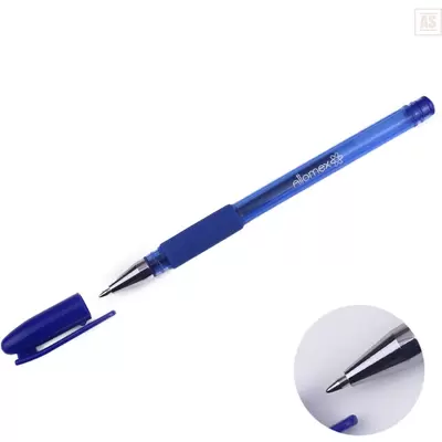 Ручка гелевая deVENTE Ritony 0,5мм, корпус полупрозрачный, синий