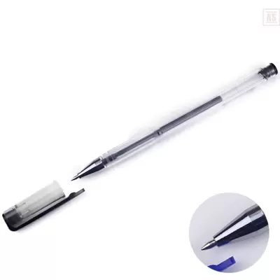 Ручка гелевая ATTOMEX 0,5мм, черный