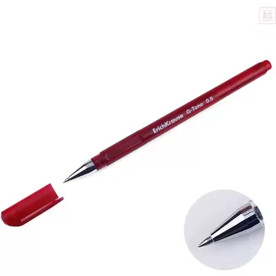 Ручка гелевая ERICH KRAUSE G-Tone 0,5мм, красный