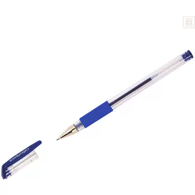 Ручка гелевая OFFICE SPACE 0,5мм грип, синий