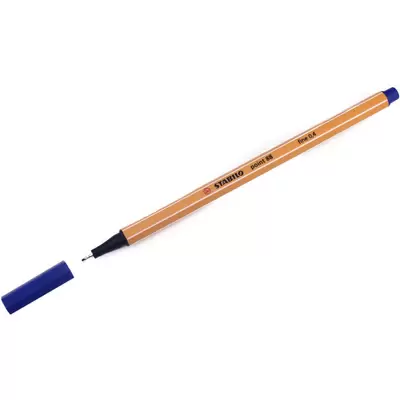 Ручка капиллярная STABILO Point 88, синий