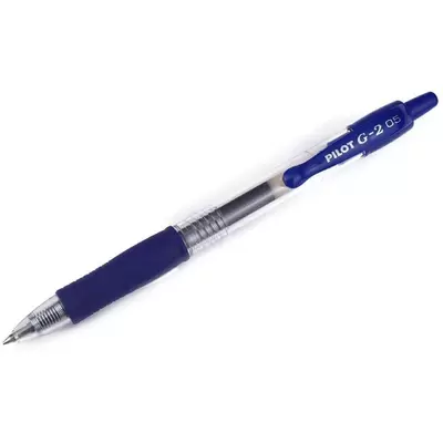 Ручка гелевая автоматическая PILOT G-2 0,5мм,грип, синий