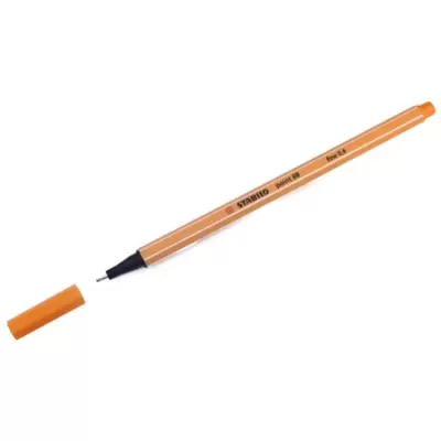 Ручка капиллярная STABILO Point 88, оранжевый