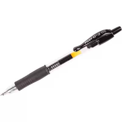 Ручка гелевая автоматическая PILOT G-2 0,5мм,грип, черный