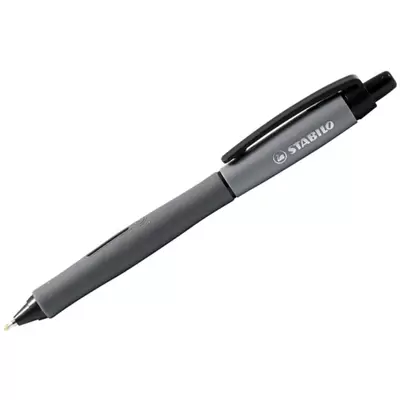 Ручка гелевая автоматическая STABILO Palette XF 0,7мм корпус черный