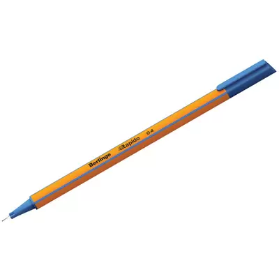 Ручка капиллярная BERLINGO Rapido 0,4мм, синий