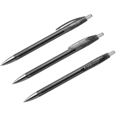 Ручка гелевая автоматическая ERICH KRAUSE R-301 Original Gel Matic 0,5мм, корпус черный, черный