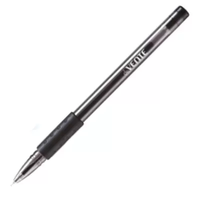 Ручка гелевая deVENTE Smoky 0,7мм, полупрозрачный корпус, черный