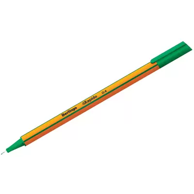 Ручка капиллярная BERLINGO Rapido 0,4мм, зеленый