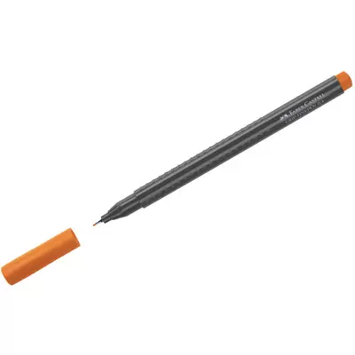 Ручка капиллярная FABER-CASTEll Grip Finepen 0,4мм, коричневый