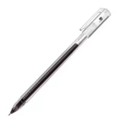 Ручка гелевая HATBER Pin 0,5мм трехгранный корпус, черный