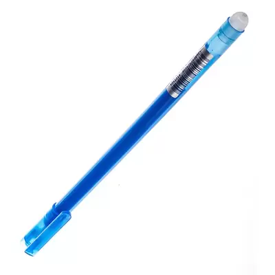 Ручка гелевая deVENTE Simple 0,5мм, со стираемыми чернилами, корпус тонированный синий, синий