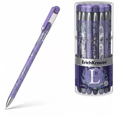 Ручка гелевая ERICH KRAUSE Lavender Stick, 0,38мм, черный