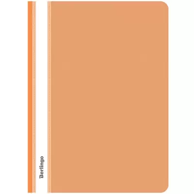 Папка-скоросшиватель BERLINGO А4, оранжевый