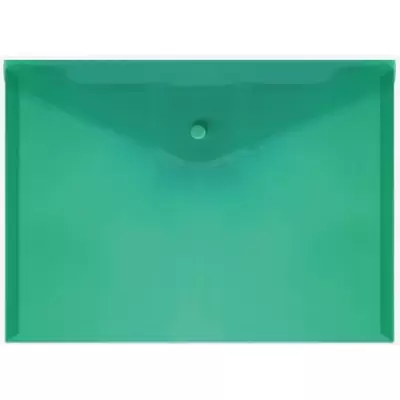 Папка-конверт с кнопкой deVENTE А4, 180мкм,зеленый