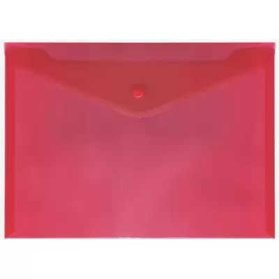 Папка-конверт с кнопкой deVENTE А4, 180мкм,красный