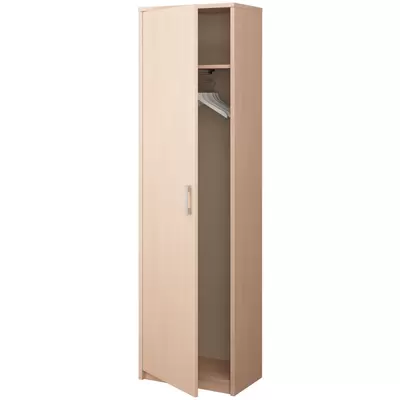 Шкаф для одежды узкий АРГО А-308, 560x370x2000, бук