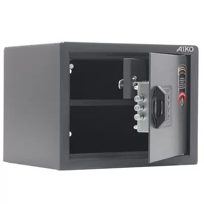 Сейф мебельный AIKO Т-23 EL, 230х300х277мм, кодовый электронный замок, серый