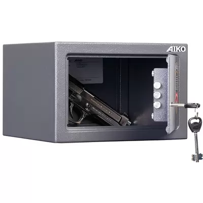 Сейф оружейный AIKO TT-170, 170x260x230мм, ключ, графит