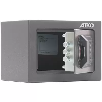Сейф мебельный AIKO Т-140 EL, 140х195х140мм, кодовый электронный замок, графит