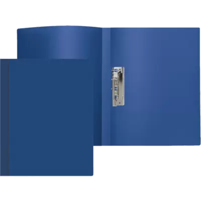 Папка ATTOMEX А4 с внутренним боковым зажимом,синий
