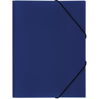 Папка на резинке СТАММ А4, синий