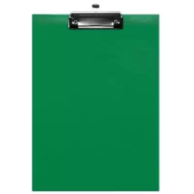 Планшет с зажимом LAMARK А4, картон ламинированный, зеленый