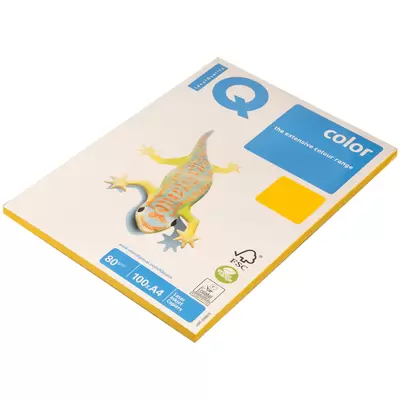 Бумага для офисной техники IQ Color intensive А4 80г/м2 100л., солн.-желтый