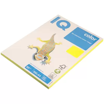 Бумага для офисной техники IQ Color neon А4 80г/м2 100л., желтый неон