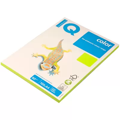 Бумага для офисной техники IQ Color neon А4 80г/м2 100л., зеленый неон