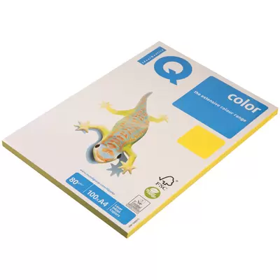 Бумага для офисной техники IQ pale А4  80г/м2 100л., желтый