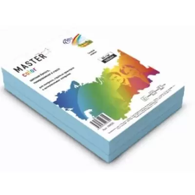 Бумага для офисной техники MASTER Color  А4 80г/м2 500л.голубой медиум