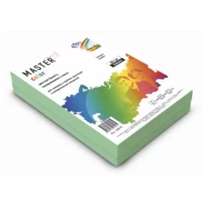 Бумага для офисной техники MASTER Color А4 80г/м2 500л.зеленый медиум