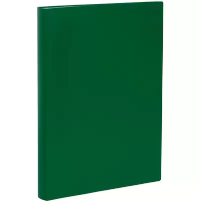 Папка с 80 вкладышами СТАММ А4, 30мм, 600мкм, зеленый